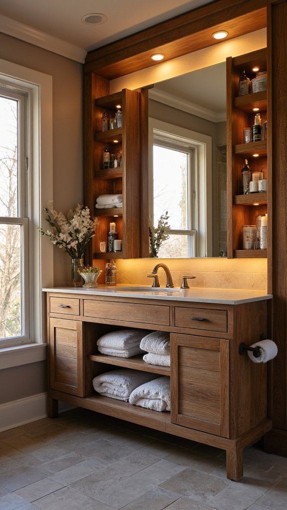 illuminated storage space enhancement