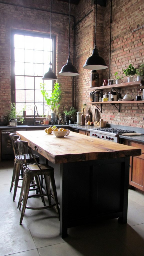 industrial chic kitchen design