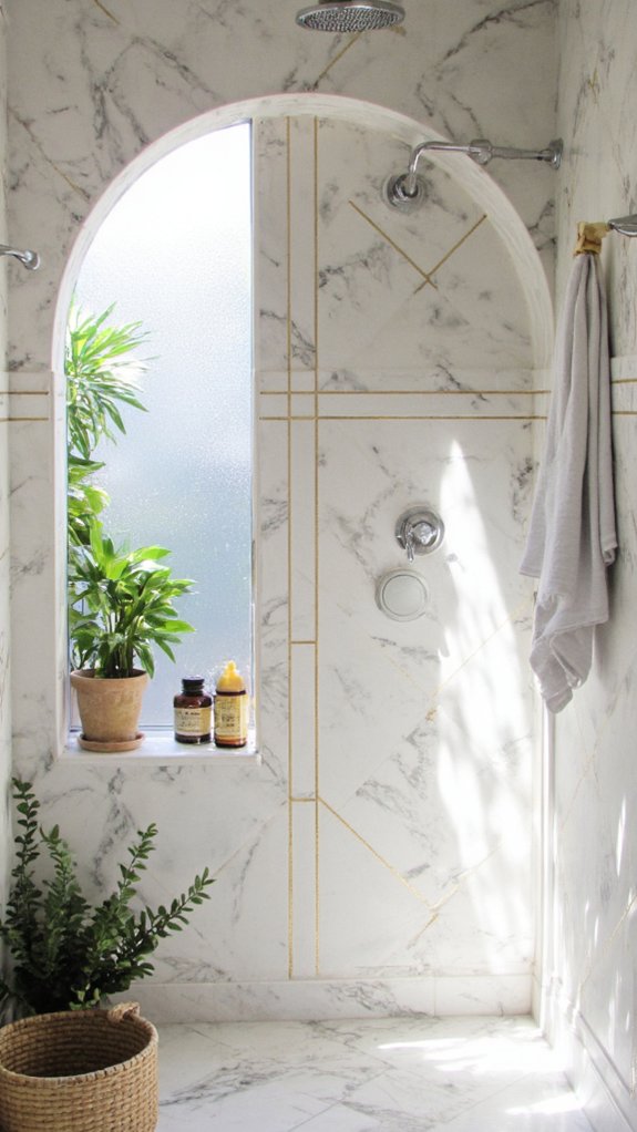 intricate artistic marble inlays