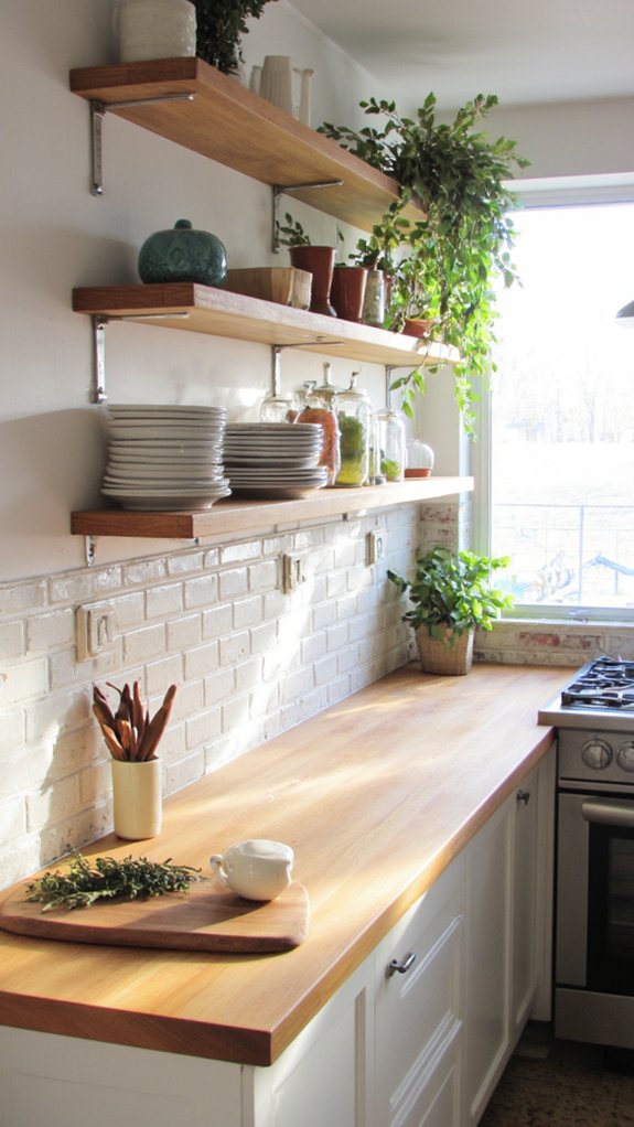 inviting airy practical display