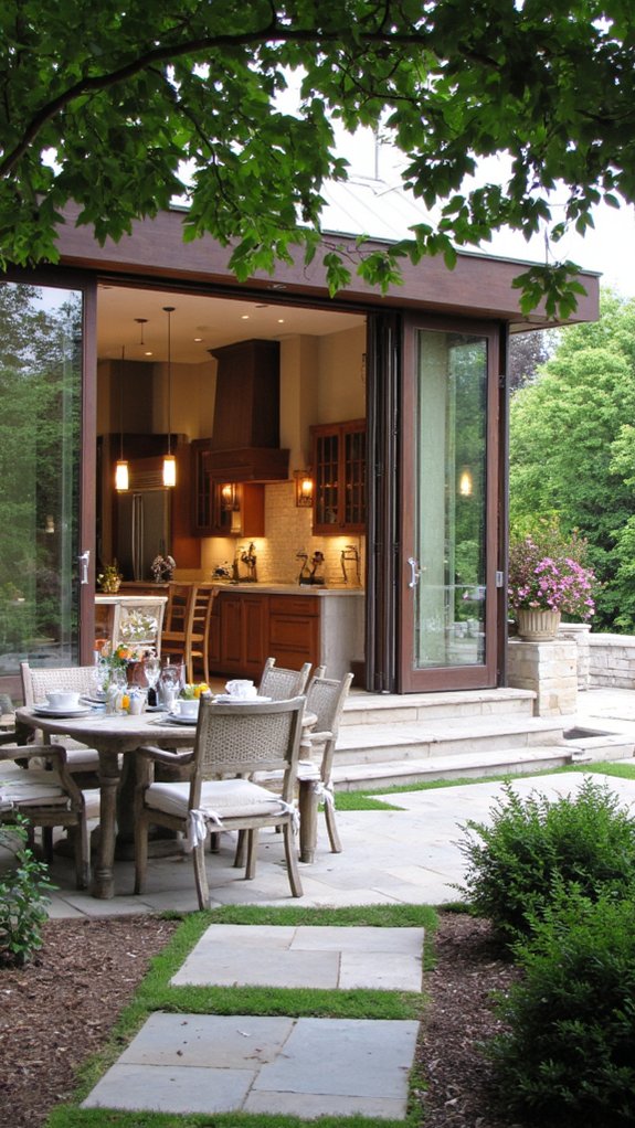 inviting indoor outdoor entertaining space