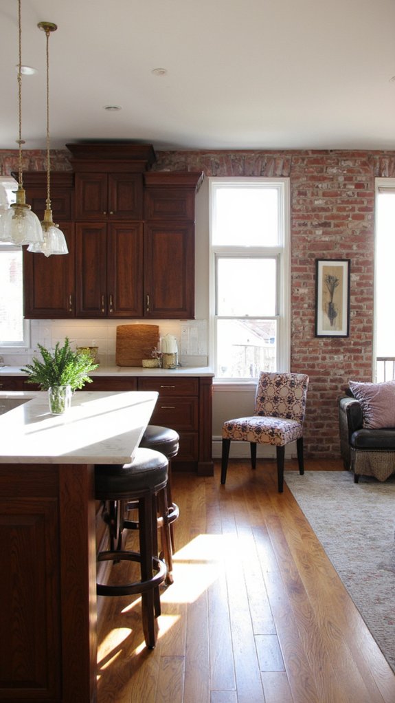 inviting spacious kitchen design