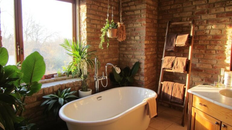 inviting tones in bathrooms