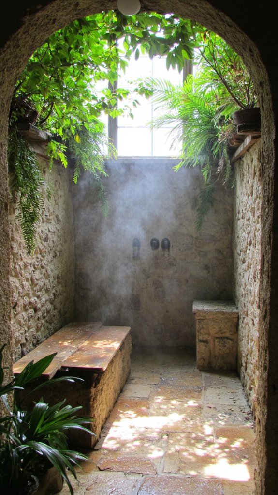 lush steam shower retreat