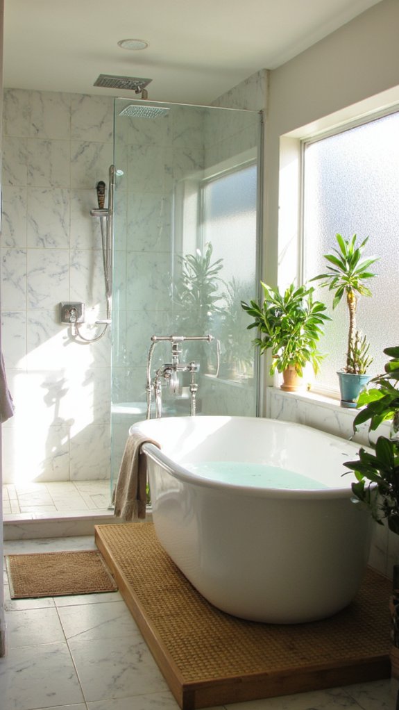 luxurious bathroom design choice