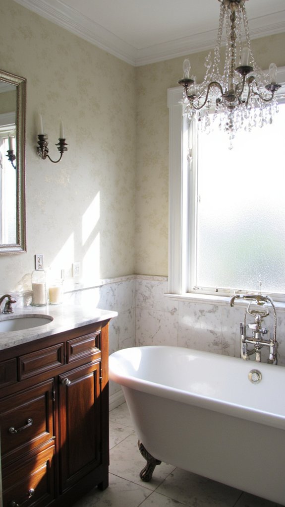 luxurious bathroom lighting choices