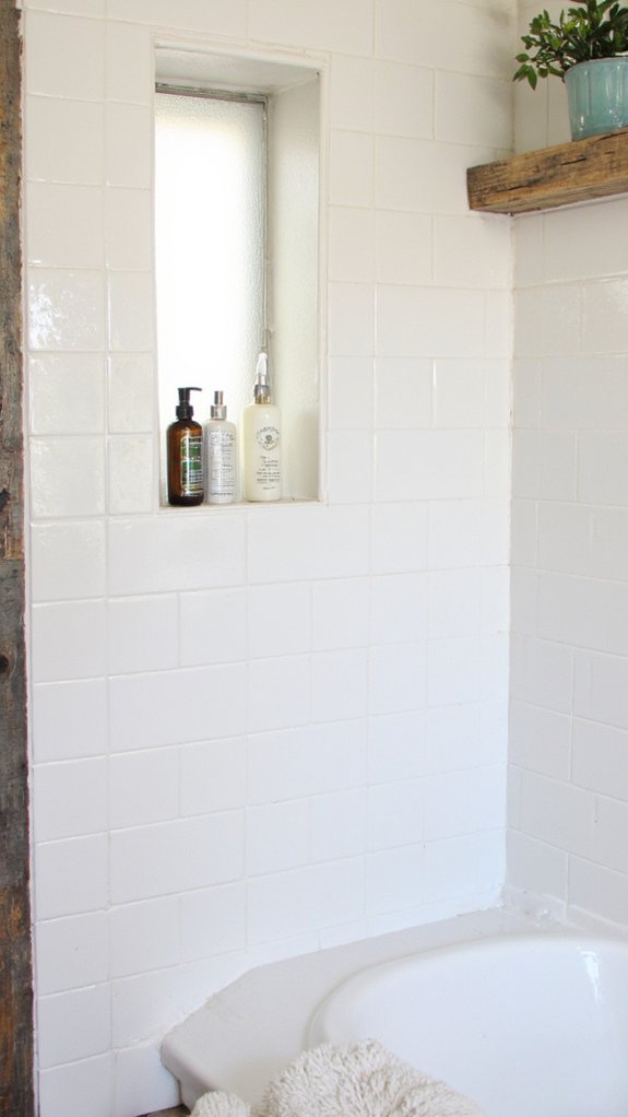 luxurious calming white niche