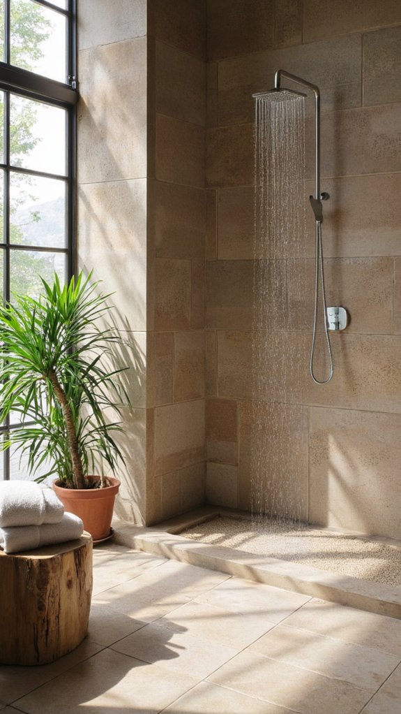 luxurious customizable rain showers