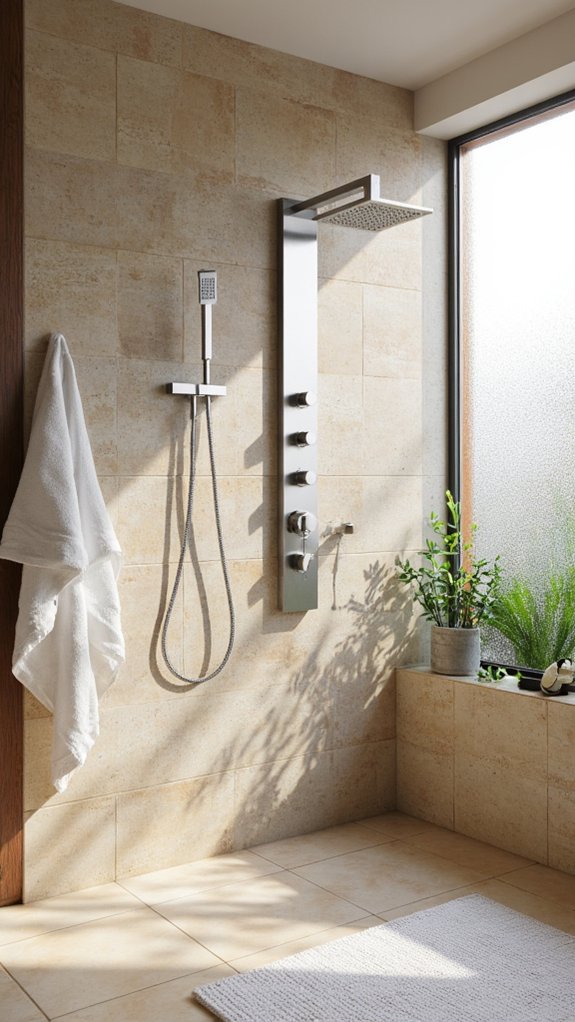 luxurious customizable shower experience