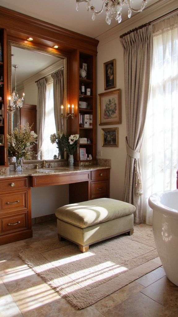 luxurious dressing area essentials