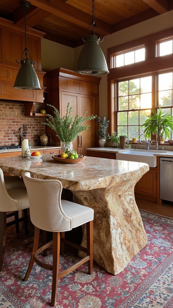 luxurious focal point kitchen