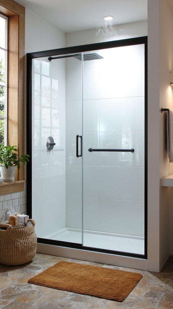 luxurious led shower experience