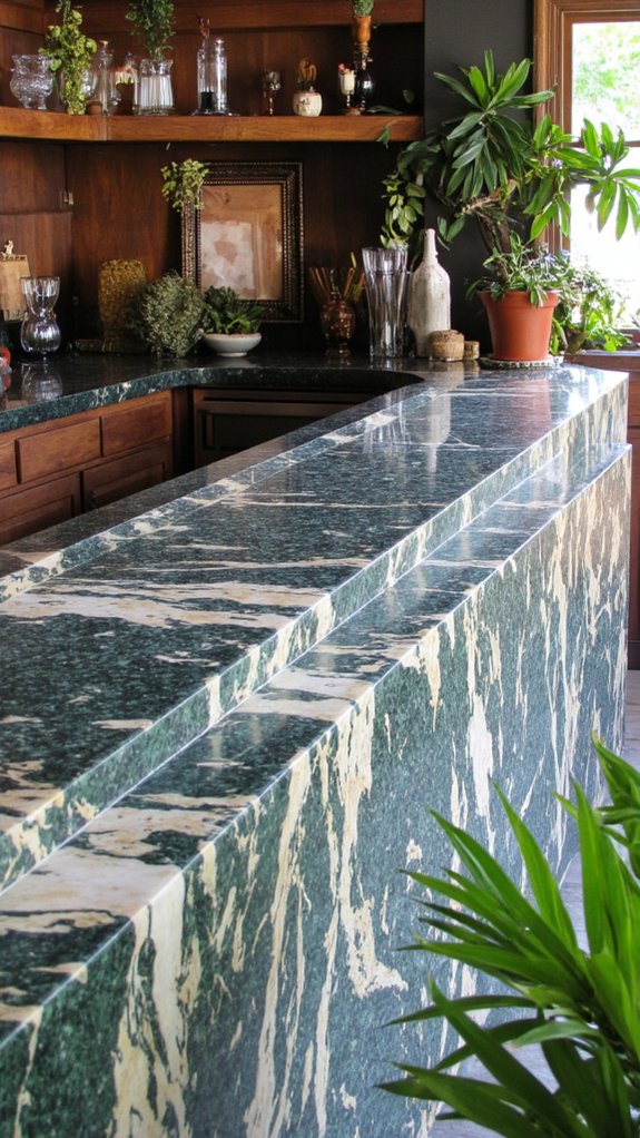 luxurious marble bar elegance