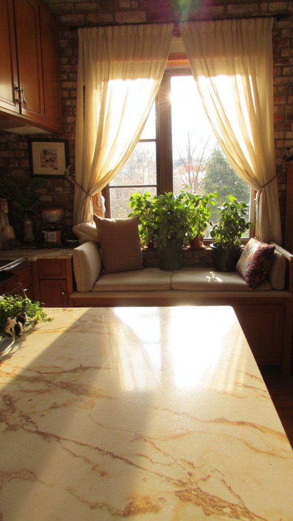 luxurious marble kitchen countertops