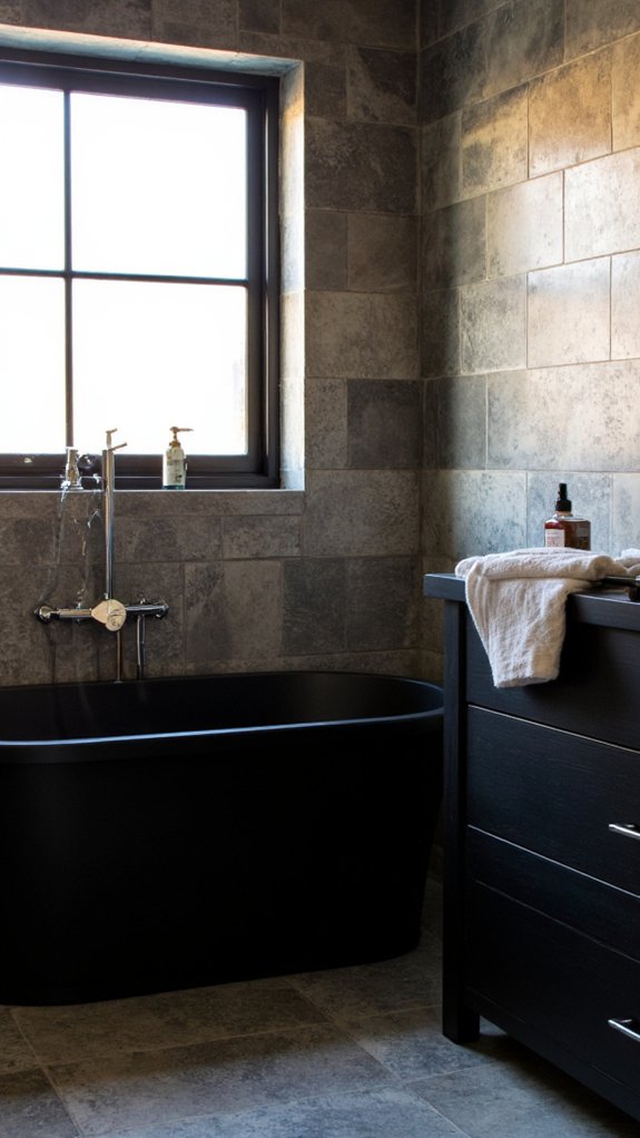 luxurious matte black chrome