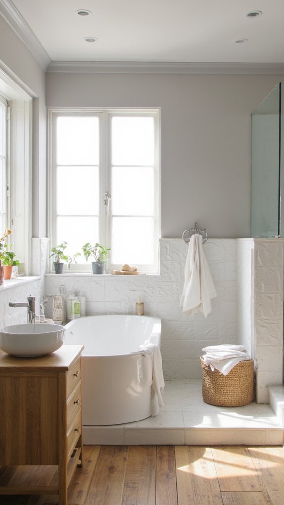 luxurious minimalist bathroom design