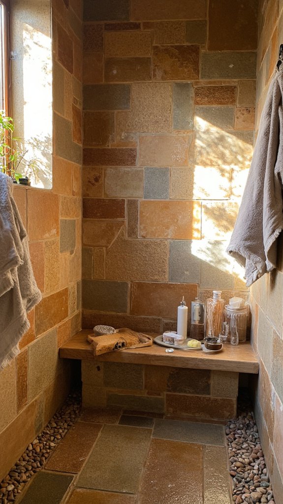 luxurious natural stone retreat