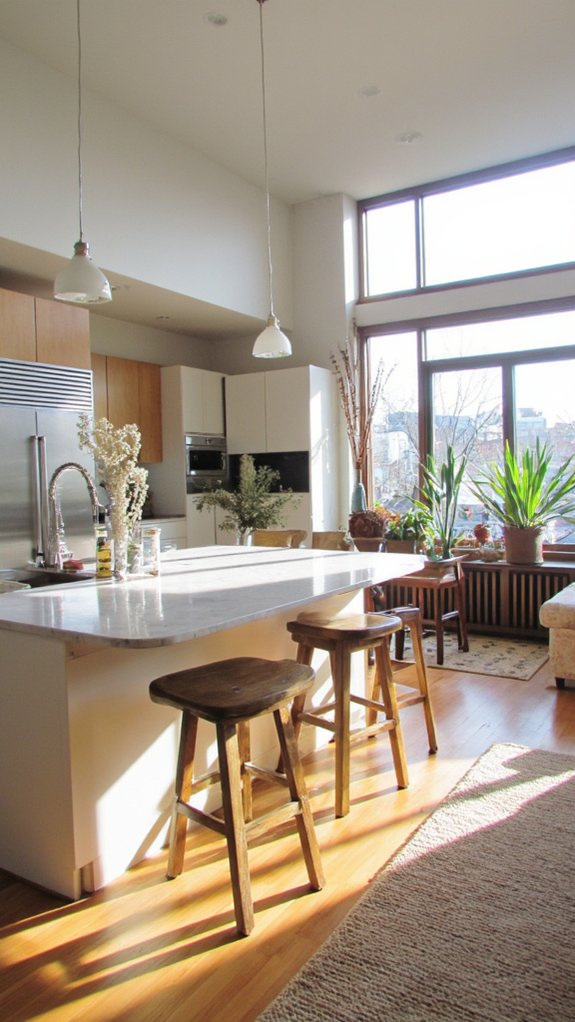 luxurious open concept kitchens