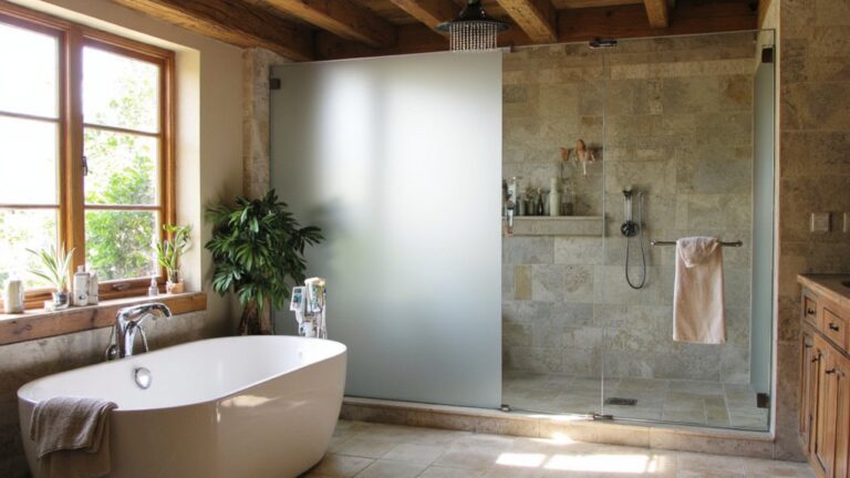 luxurious open shower designs