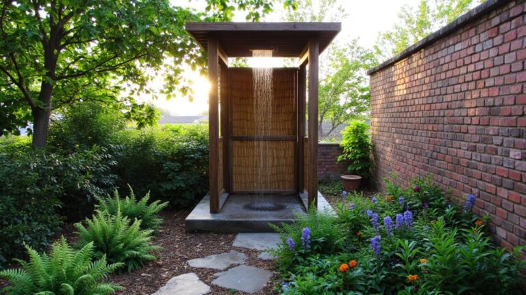 luxurious outdoor shower designs