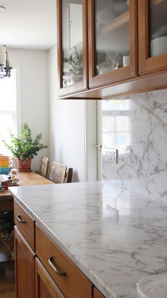 luxurious quartz kitchen transformation