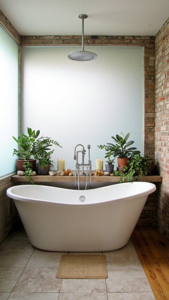 luxurious rainfall shower experience