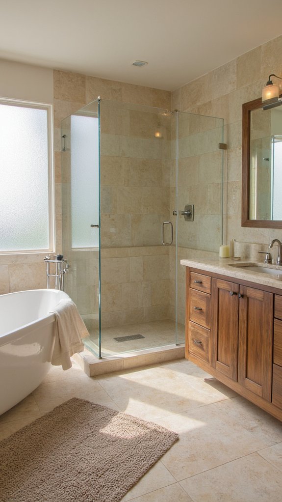 luxurious seamless glass enclosures