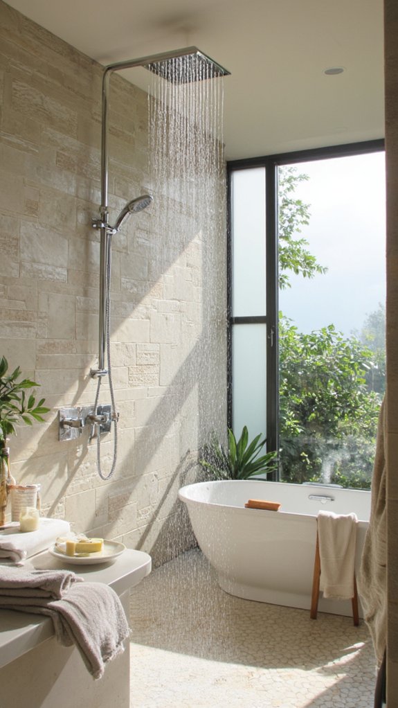 luxurious shower experience transformed