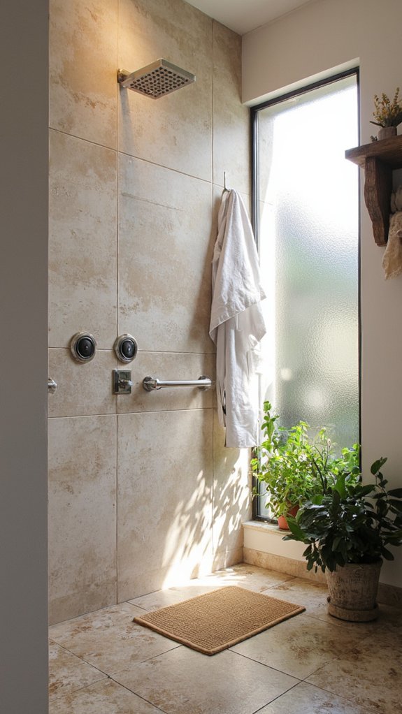 luxurious shower music experience