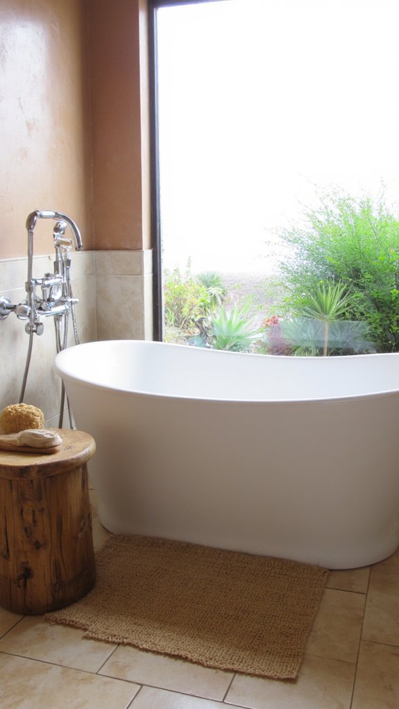 luxurious spa like retreat