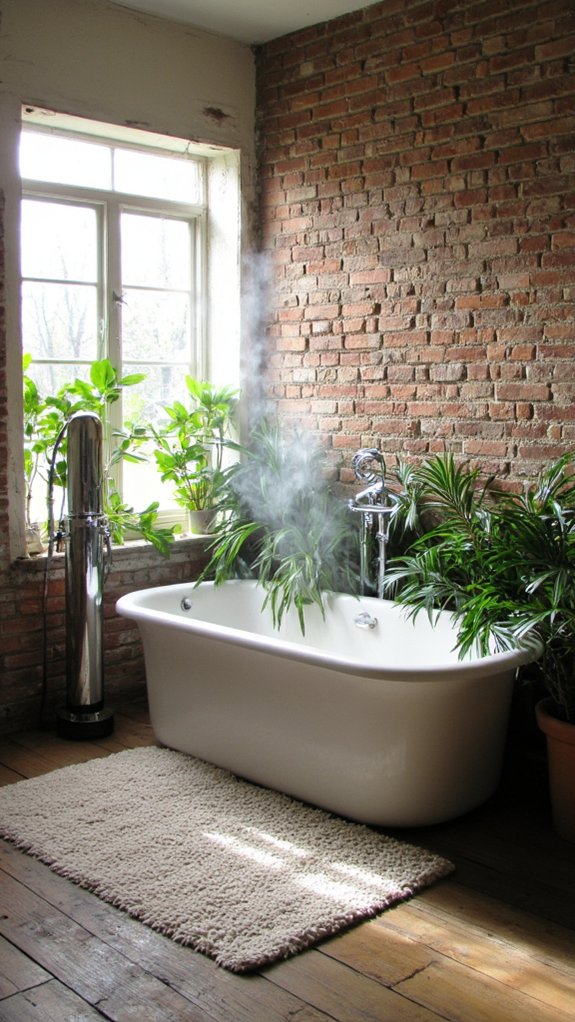 luxurious spa like showers