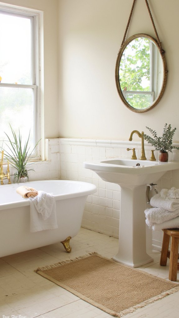 luxurious warm ivory accents