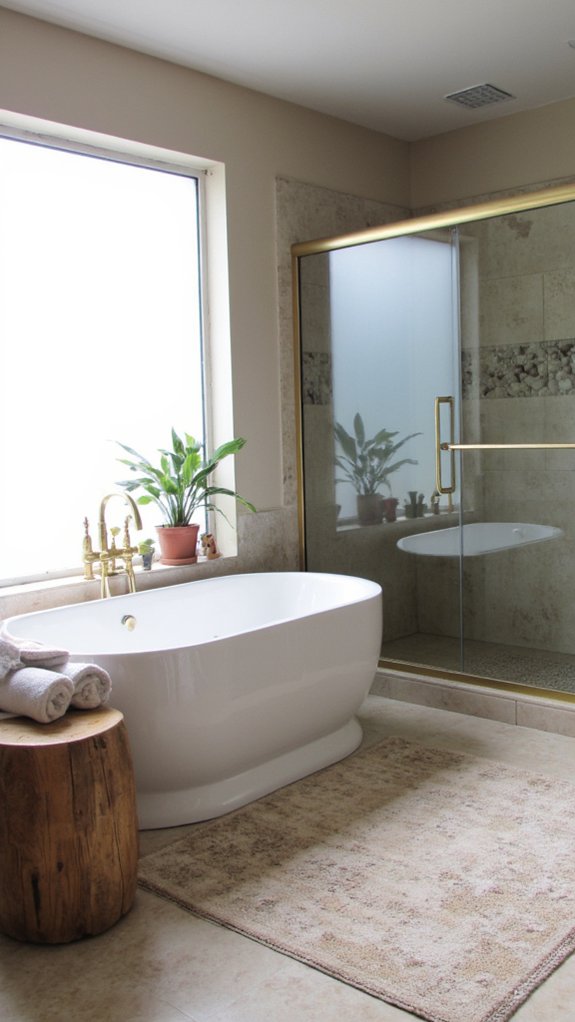 luxury bathing options available