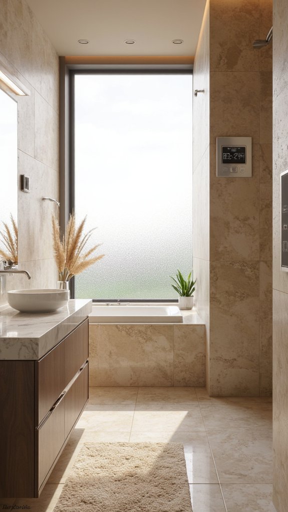 luxury bathroom smart technology