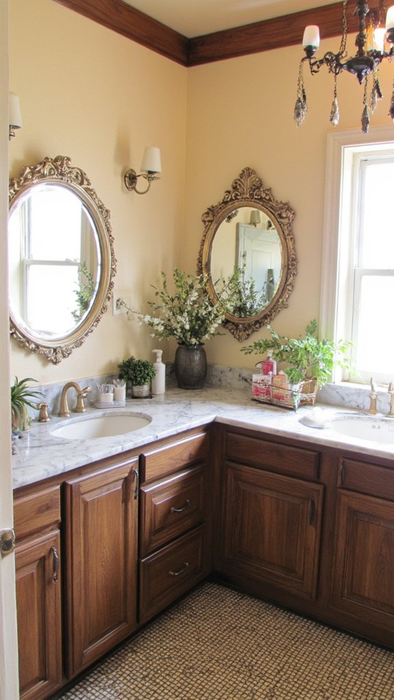 luxury dual vanities enhance space