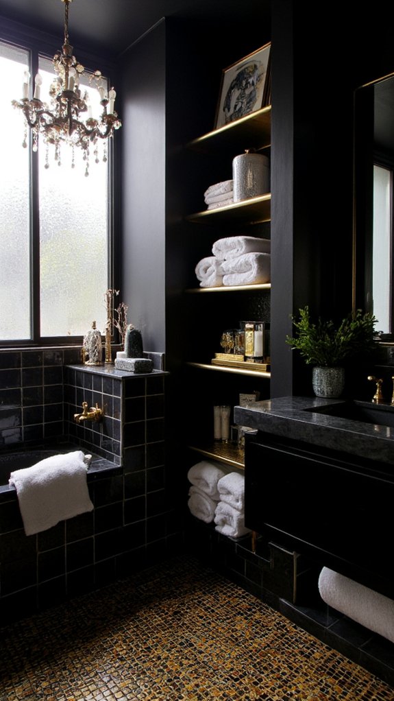 luxury functional bathroom storage