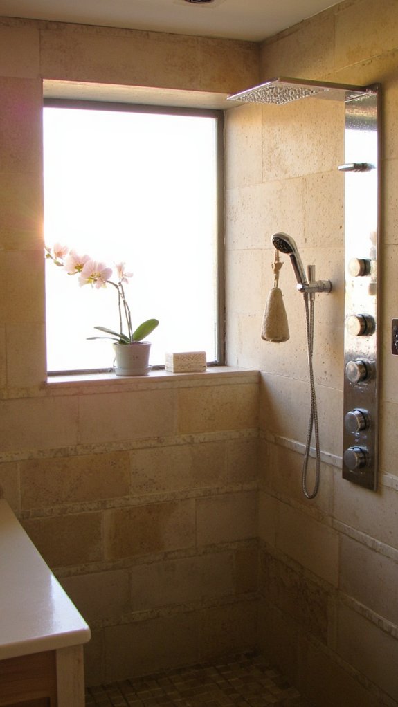 luxury multi function shower experience