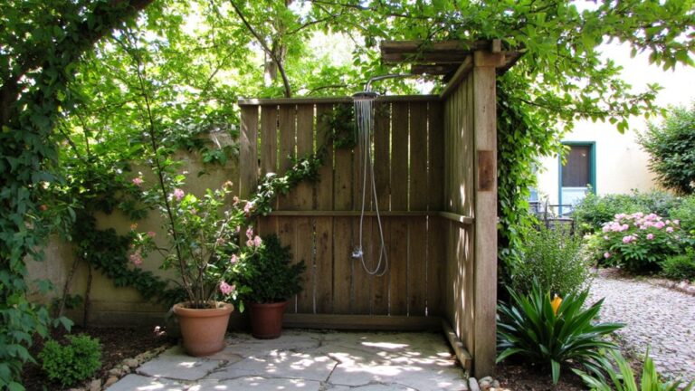 luxury outdoor shower designs