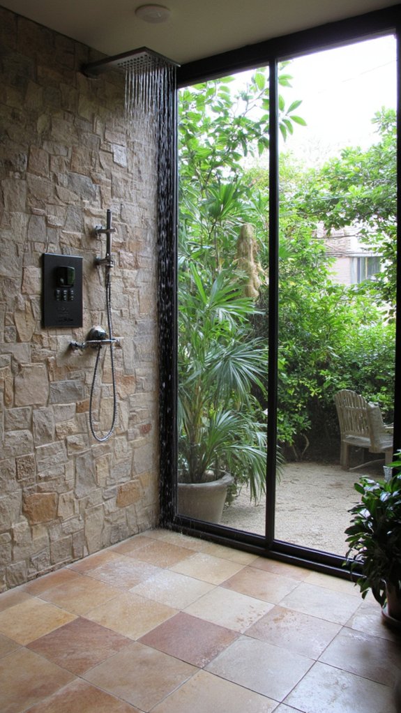 luxury smart shower experience