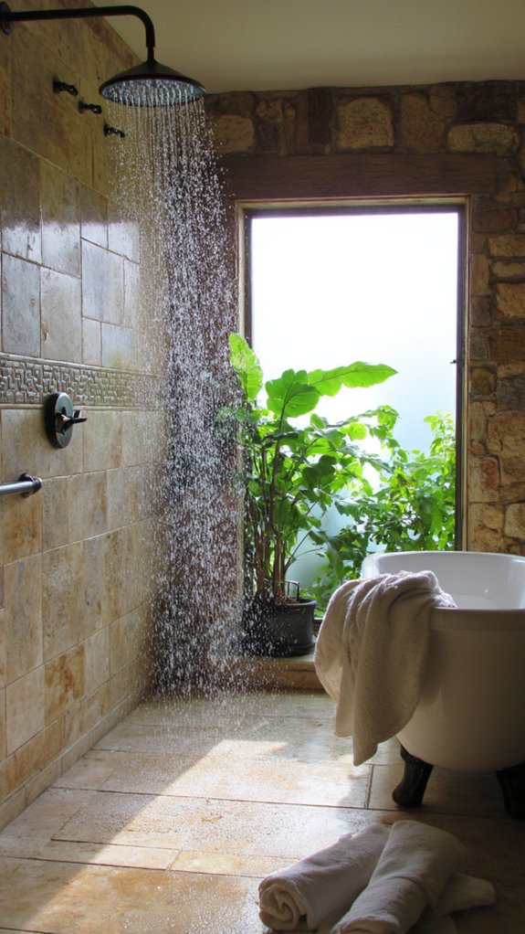 luxury spa like showers