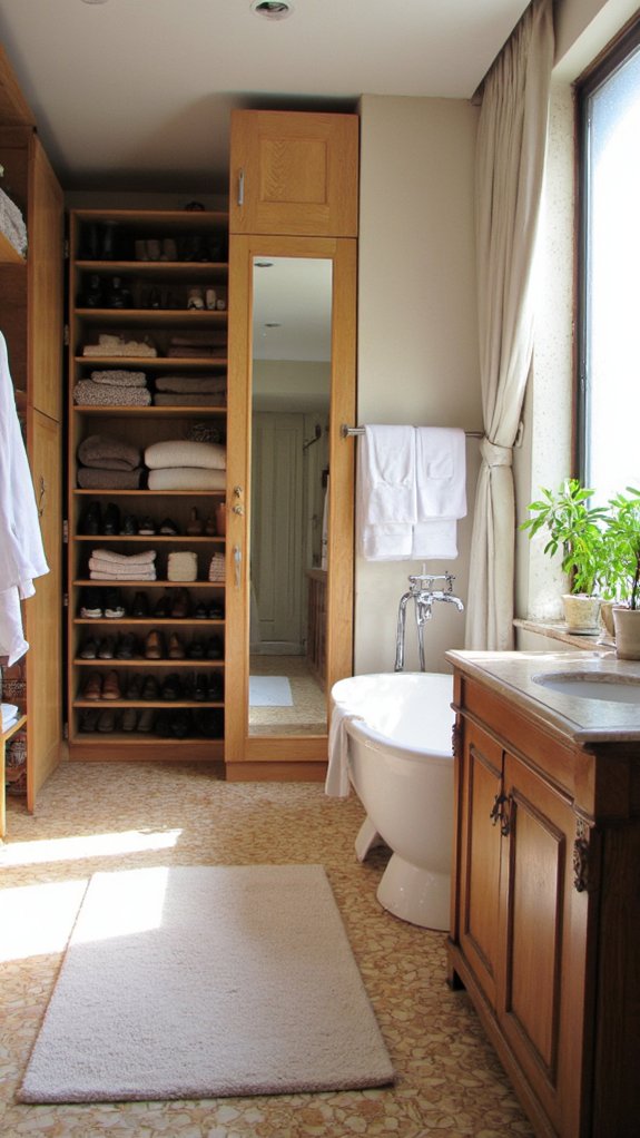 luxury walk in closet convenience