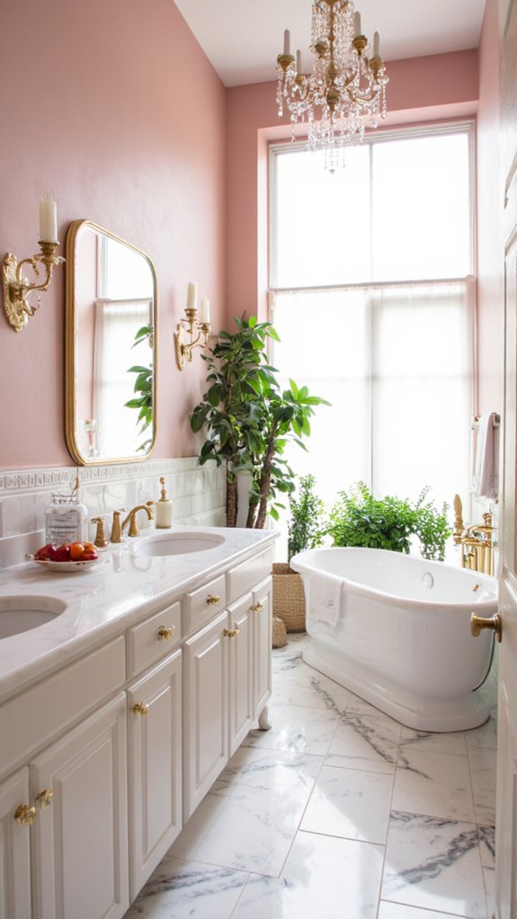 marble accents elevate elegance