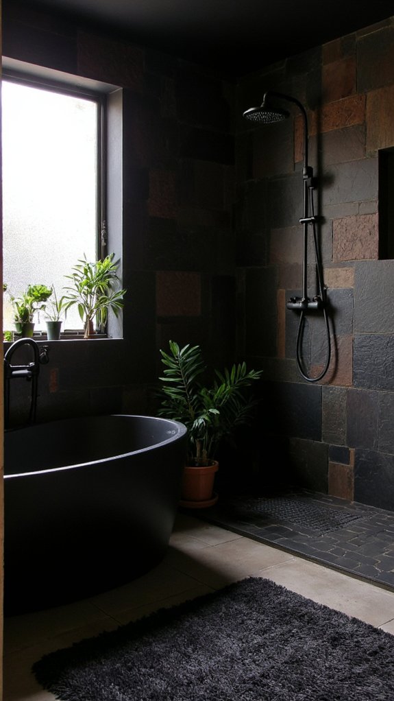 matte black bathroom fixtures