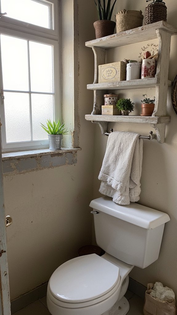 maximizing bathroom storage space