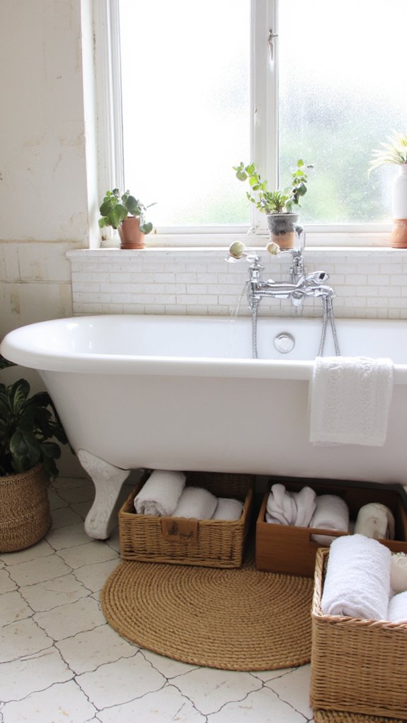 maximizing under bathtub storage