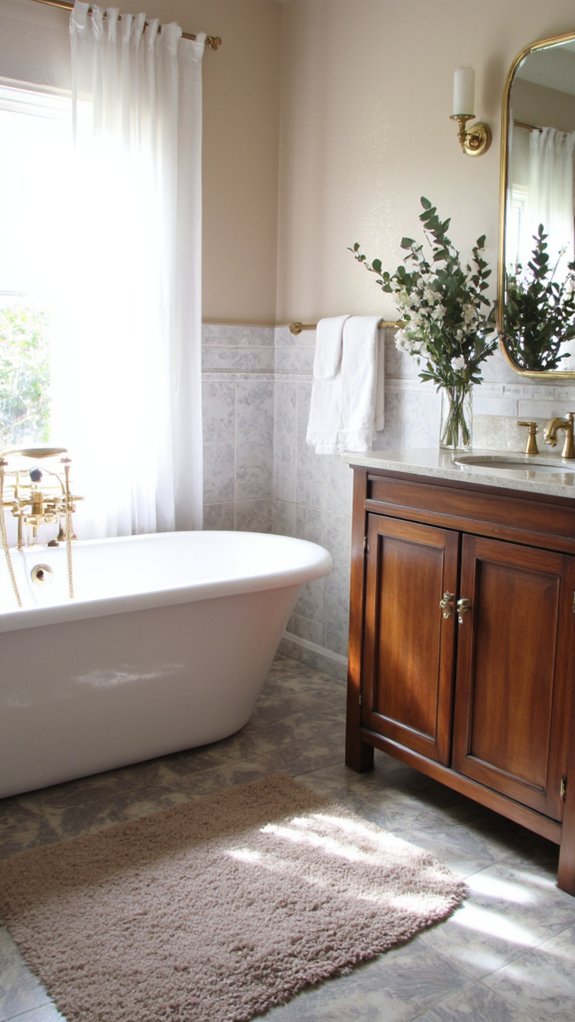 metallic accents enhance elegance