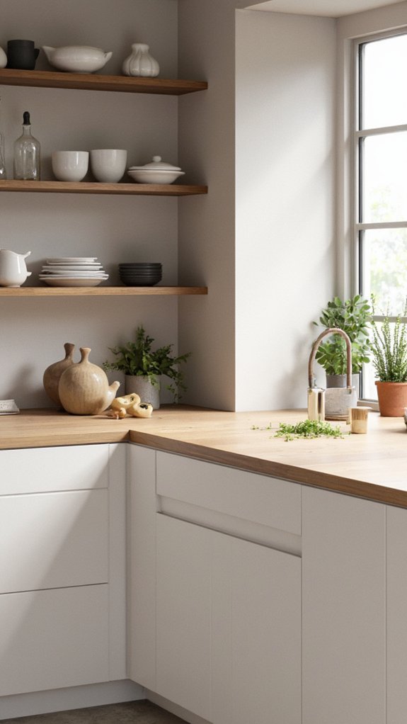 minimalist matte kitchen elegance