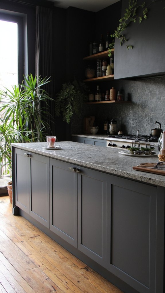 modern elegant grey islands