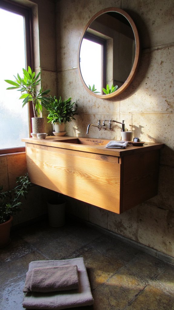 modern floating vanity benefits