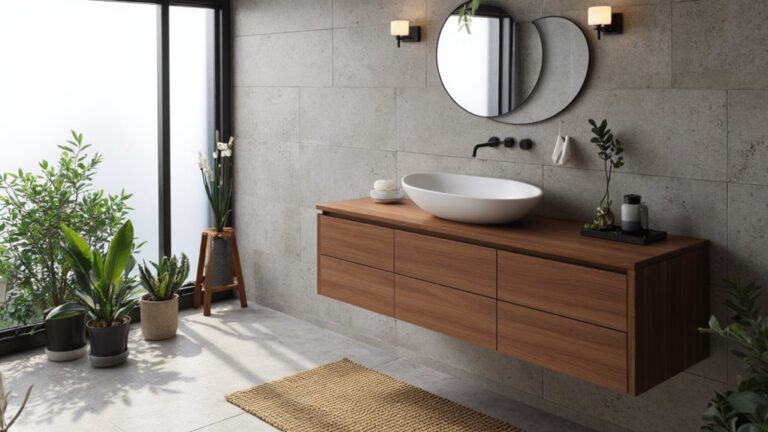 modern floating vanity designs